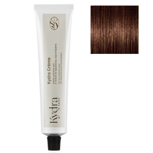 Kydra Hair Color Treatment Cream - Краска для волос 4/45 - насыщенный медно-коричневый